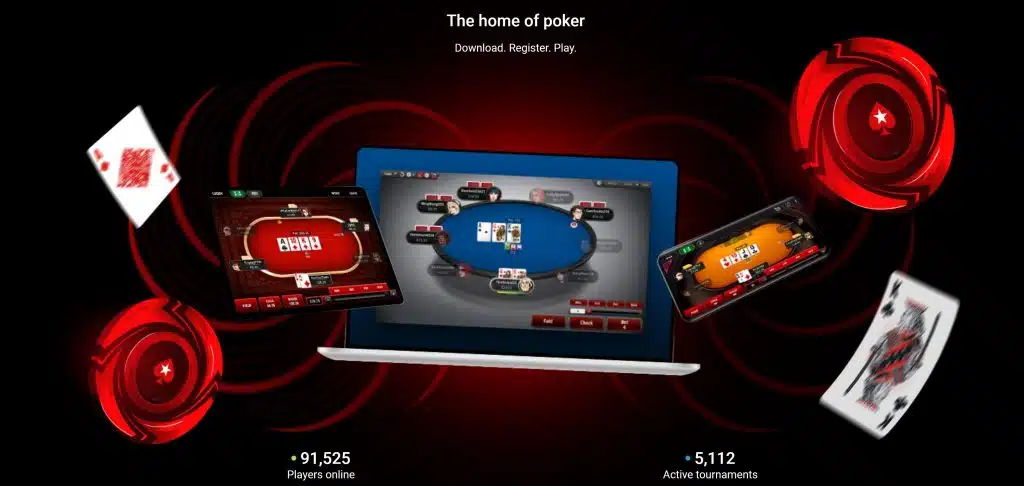 A Poker Stars mobilalkalmazás