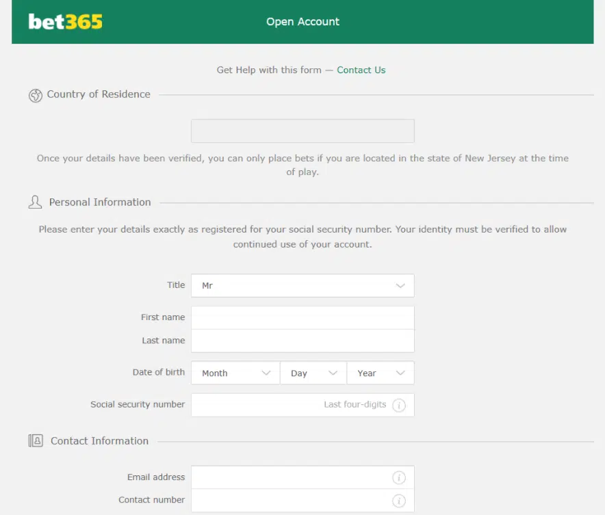 Hogyan lehet regisztrálni a bet365 oldalon