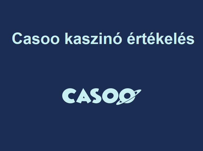 Casoo kaszinó értékelés