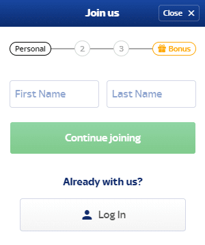 Skybet regisztráció

