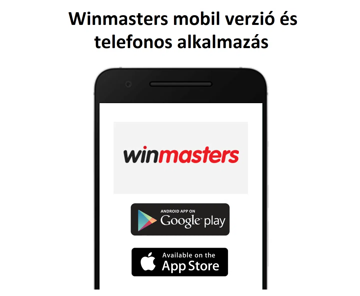 Winmasters mobil verzió és telefonos alkalmazás